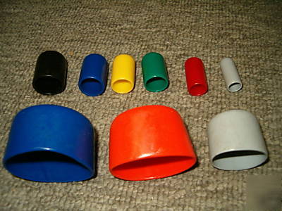 Soft vinyl stoppers/caps/ends-over 320, misc.sizes,uses