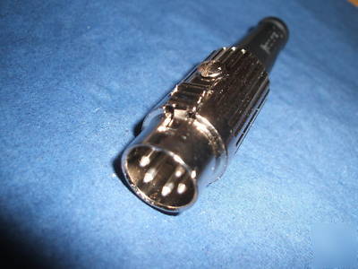 1 standard 5 pin din plug audio connector 240 degrees