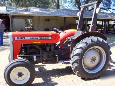 1983 massey ferguson 240 utility tractor