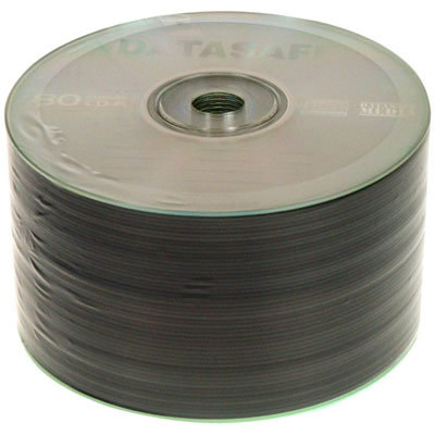 50 datasafe 52X silver top cd-r blank cd discs