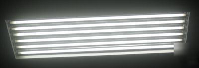 New (200) 6 lamp fluorescent multi-tap T8 high low bay