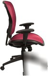 New high tech contemporary executive red mesh chair