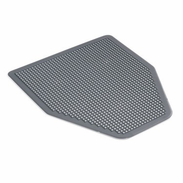 Urinal floor mat - disposable - absorbent - gray - 6-pk