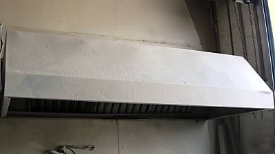  stainless kitchen exhaust hood 8 ft commercial