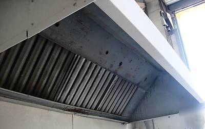  stainless kitchen exhaust hood 8 ft commercial