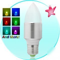 Waterproof led color light bulb with wireless remote