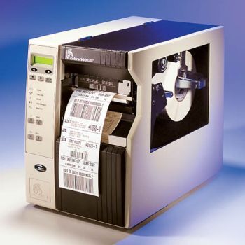 Zebra 140XIIII thermal printer with rewinds &verifiers