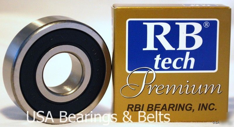 (10) 6300-2RS, rs, premium grade bearings 10X35-abec-3+