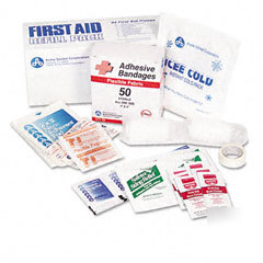 Acme united first aid refill pack with most frequently
