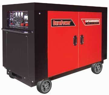 Duropower 120/208V 3 phase silent diesel generator