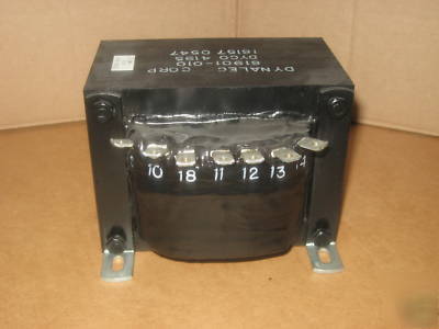 Dynaelec corp 1PH transformer 61901-010 95V -47/20/20V