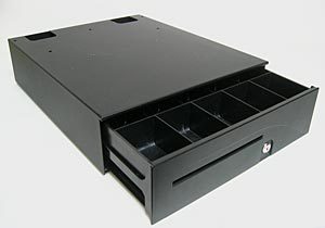 Apg series 100 16 X19.5 black cash drawer T371-BL16195