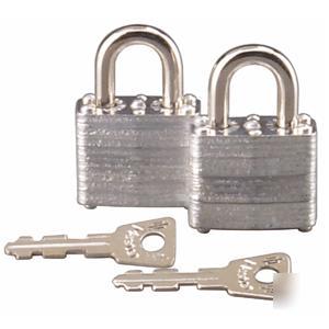 New master lock 9T 2PK 3/4IN warded padlock