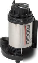 New ridgid 1 hp stainless steel submersible sump pump, 