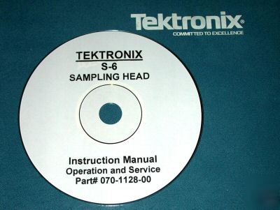 Tektronix s-6 S6 service manual