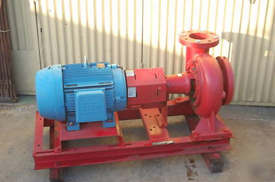 New -bell & gossett 40 hp centrifugal pump 1200 gpm-1510