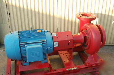 New -bell & gossett 40 hp centrifugal pump 1200 gpm-1510