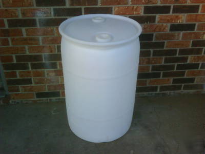 30 gallon plastic drum with solid top biodiesel storage