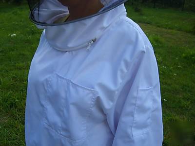 Beekeeping bee veil smock jacket hive xl cotton