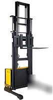Eco high lift electric stacker self propelled free ship