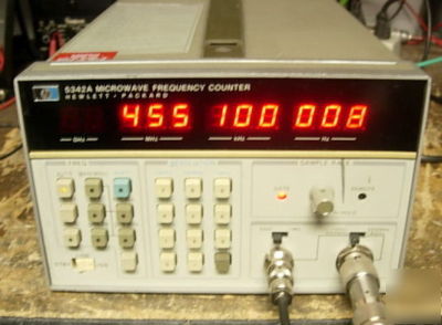Hp 5342A microwave frequency counter hi-stab *works* 