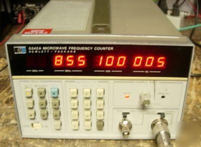 Hp 5342A microwave frequency counter hi-stab *works* 