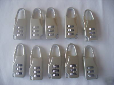 Lot of 45 combination padlock for travel bag- locksmith