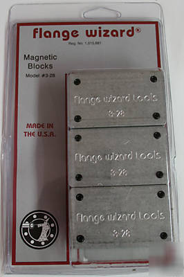 New flange wizard 3-28 magnetic blocks, design
