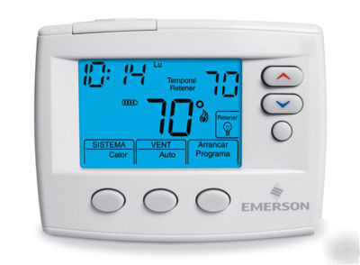 Spanish language digital programmable thermostat e-star