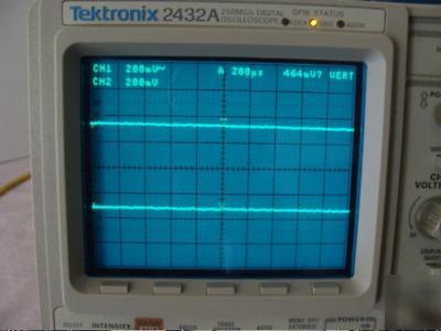 Tektronix 2432A 300 mhz digital oscilloscope w/opts 