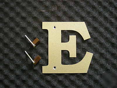 15 inch metal letters 1 in. spacers 11 ga steel colors 
