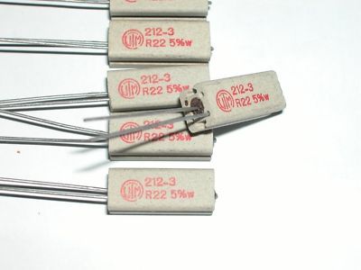 20 x 22R 5% ceramic resistors