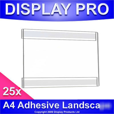 25X A4 pvc adhesive landscape wall poster advertisement
