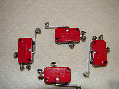 4 cnc limit switches 4 stepper motor roller ball no/nc