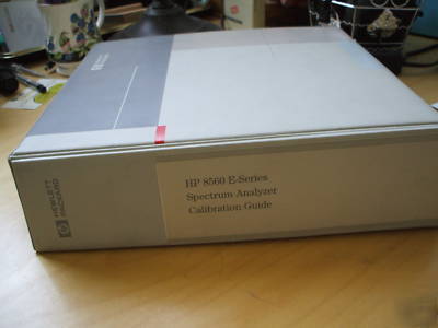 H.p 8560 e-series spectrum analyzer calibration guide 