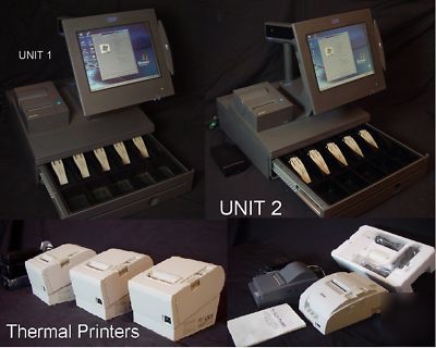 Ibm surepos 500 complete system (X2)-printers-drawers