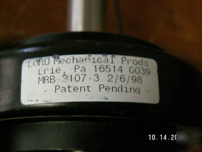 Lord mrb-2107-3 rheonetic rotary brake 50 in-lb 1000RPM