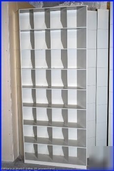 Lot 50 chart file cabinets medical dental open shelves