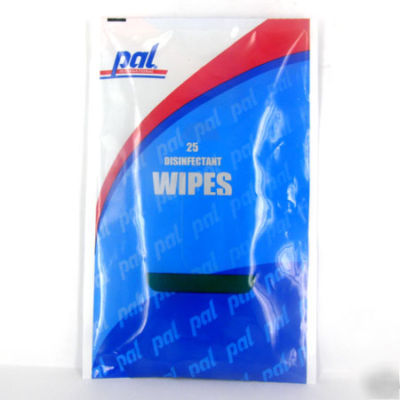 Pal - pk 25 disinfectant wipes handy pack bogof