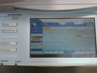 Ricoh aficio MPC2500,color copier,printer,scan,ledger