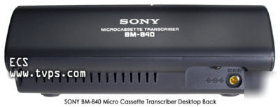 Sony bm-840T BM840T micro cassette transcriber
