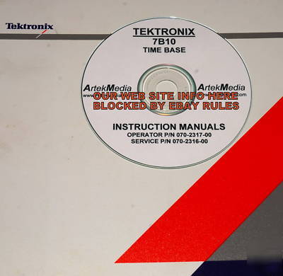 Tektronix 7B10 timebase plug-in instruction manual