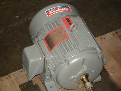 Louis allis electric motor 2 hp 3490 rpm 184 460 volt 