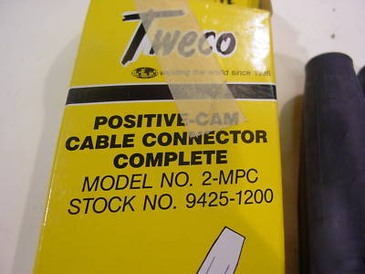 New tweco 2-mpc 1/0-3/0 cable connectors 2 each 