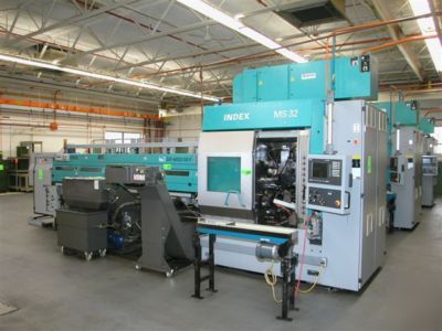 Index MS32 cnc automatic screw machine 6 spindle