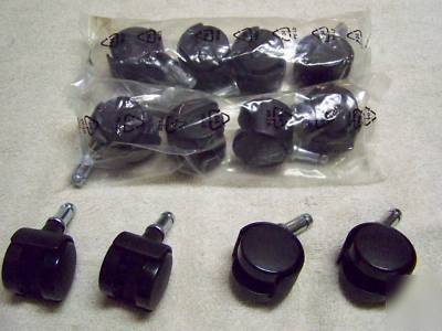 New lot 12 double wheel casters woodwork or replacement