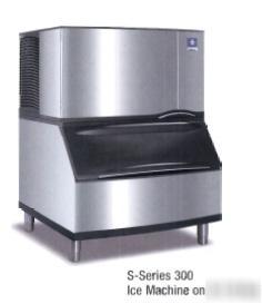 New manitowoc ice machine & bin, 325 lbs/day, 
