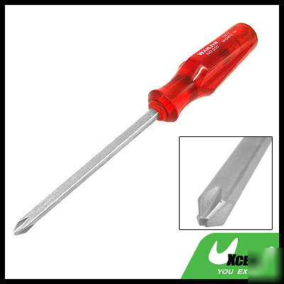Phillips screwdriver chrome vanadium steel w red handle