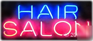 Hair salon neon sign large neon open signs lights - 073