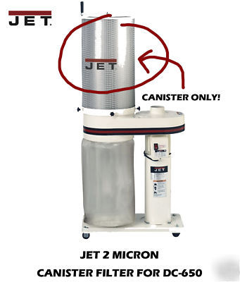 Jet 2 micron upgrade canister filter for dc-650